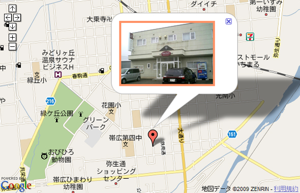 スタジオアンファンアクセスマップ